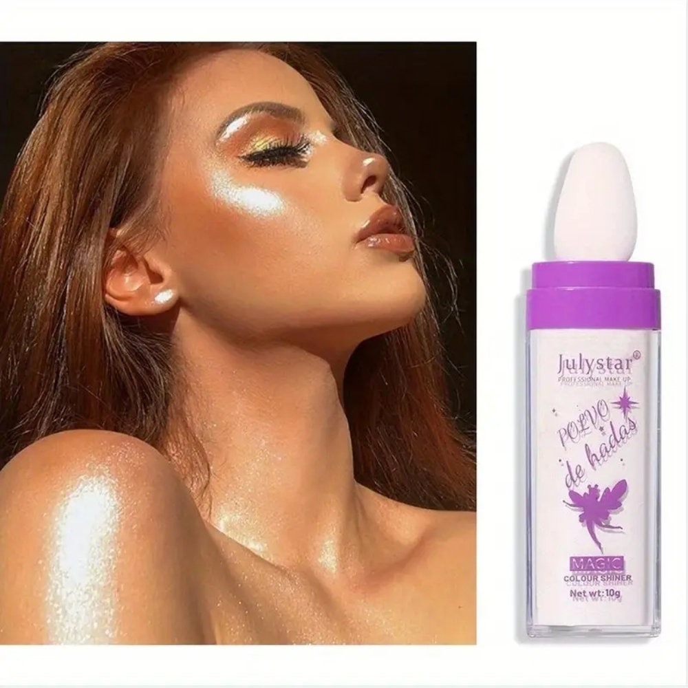 🆑️Julystar Professional Makeup Shimmer Highlighter Shine in White Ivory